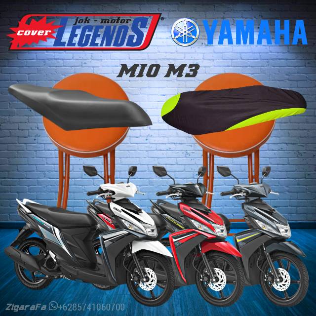 Cover Jok Mio M3 125 Anti Air Sarung Mantel Jok Motor Standar Modifikasi