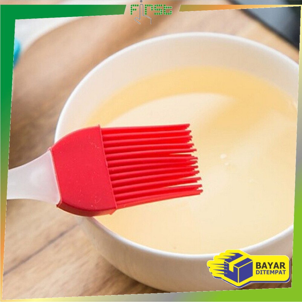 *COD*FH-C148 Kuas Mentega Silikon Kuas Oles Minyak Barbeque Anti Panas Kuas Roti Baking Brush Alat-6