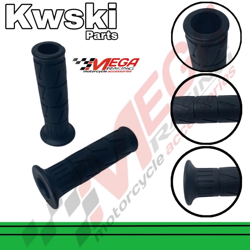 HANDGRIP MODEL KAZE MODEL STANDAR KWSKI - Grip Handfat Sarung Stir Universal  NMAX PCX ADV AEROX LEXI NMAX BEAT MIO FINO NMAX PCX ADV VARIO NINJA SATRIA FU CBR150R KLX DTRACKER TRAIL CRF CB AEROX DOMINO YAMAHA HONDA SUZUKI SUPER LEMBUT SOFT