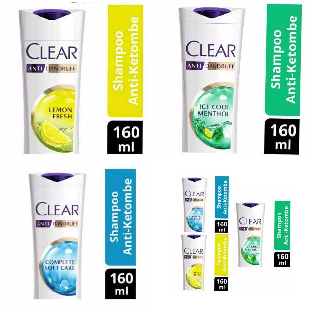 Clear Shampoo Anti-Ketombe 160Ml