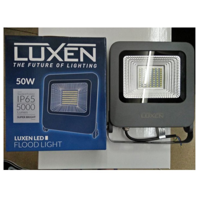 LUXEN Lampu Led Sorot 50w Lampu Tembak 50 Watt BERGARANSI