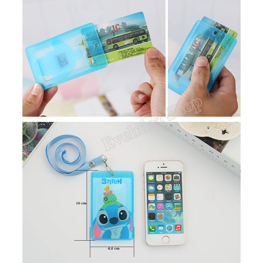 ID-111 Tempat Kartu Akses Kartu Kerja ID Card Holder Gantungan Kartu Name Tag Bahan Tebal Desain 3D