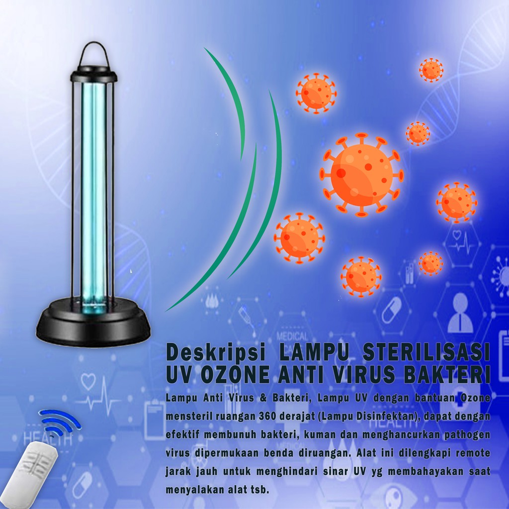 Nesco Lampu Sterilisasi UV Ozone Anti Virus dan Bakteri