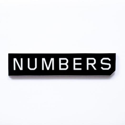 

NUMBERS EDT.3 MITERED LOGO STICKER PACK