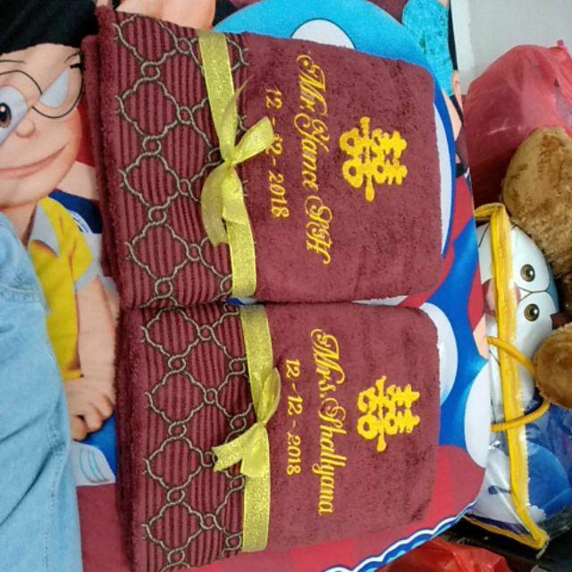 Couple Handuk Bordir/2pcs