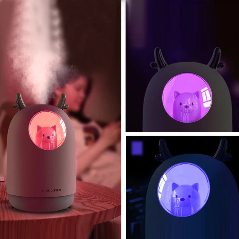 Humidifier Purifier 300ml Pelembab Penjernih Udara Pengharum Ruangan Diffuser Essential Oil M106