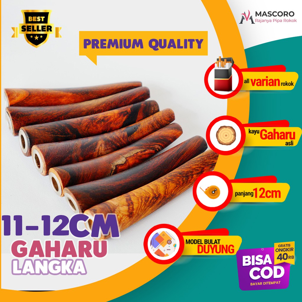 pipa rokok kayu gaharu asli wangi super langka stok terbatas krenyes mirip pipa roko gading