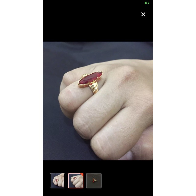 Cincin mata delima