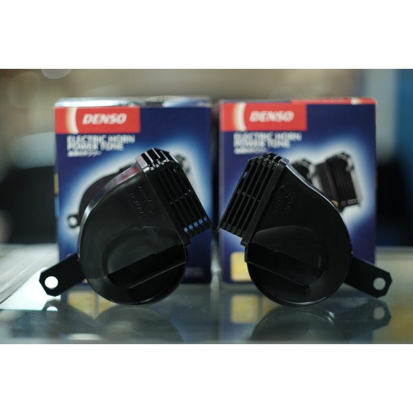 KLAKSON KEONG DENSO Waterpoof TAHAN AIR Original + KABEL RELAY SET BOSCH