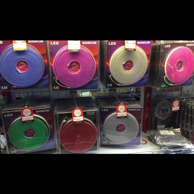 BOSSECOM LAMPU NEON FLEX STRIP WARNA