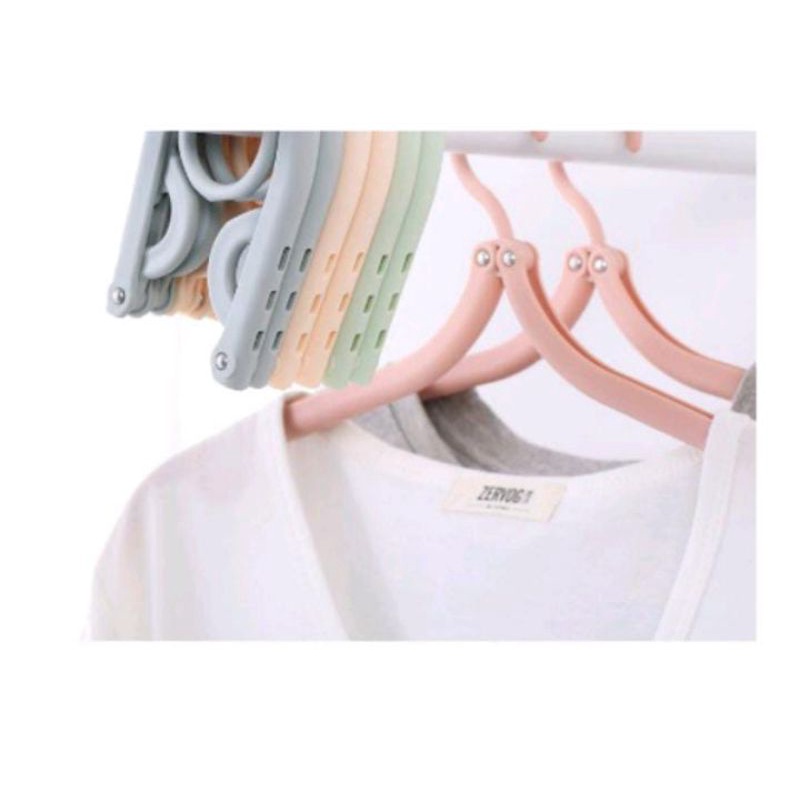 Gantungan lipat Doff / Jemuran baju Lipat / Hanger Portable Import Murah