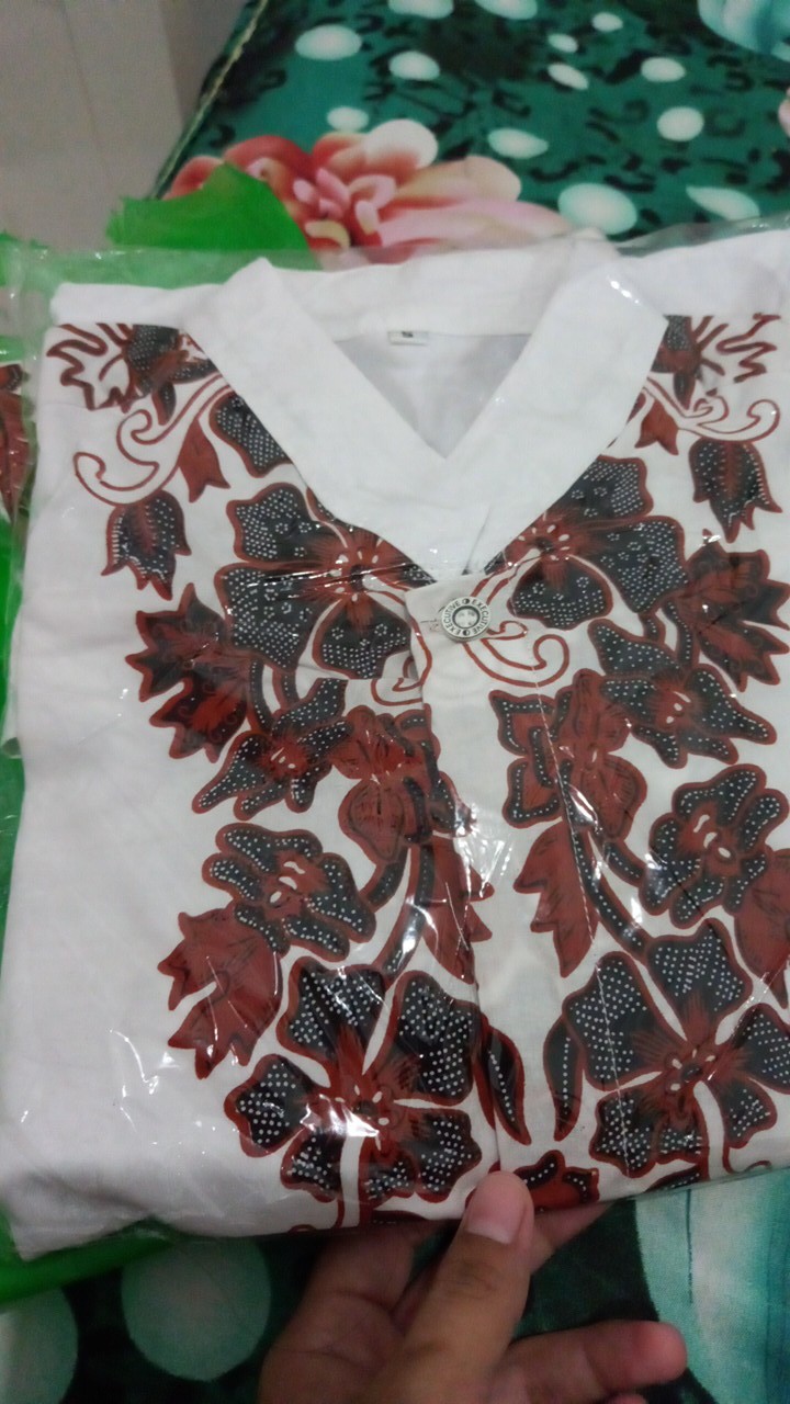 Batik Solo Modern Set Sarung Celana Dan Koko Kembang Gunungan