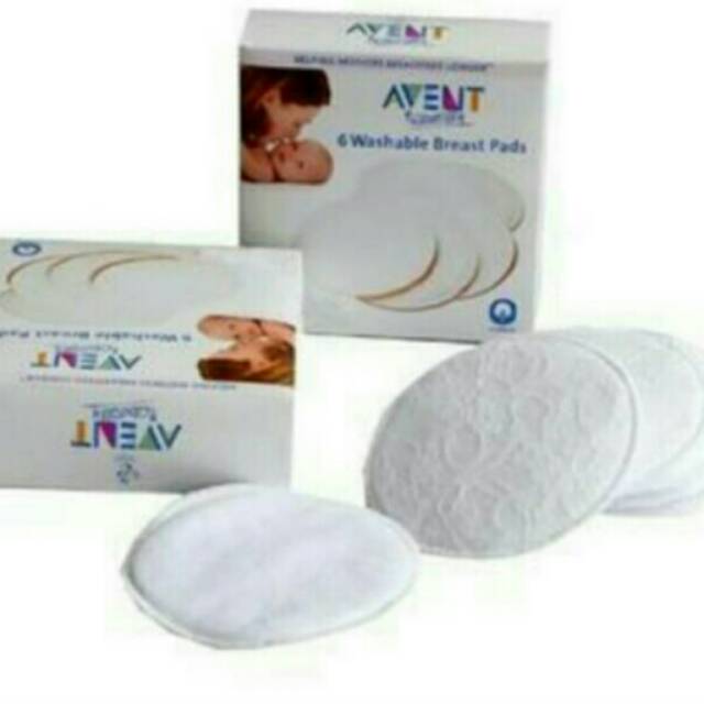 3 pasang Washable Breast Pad Avent