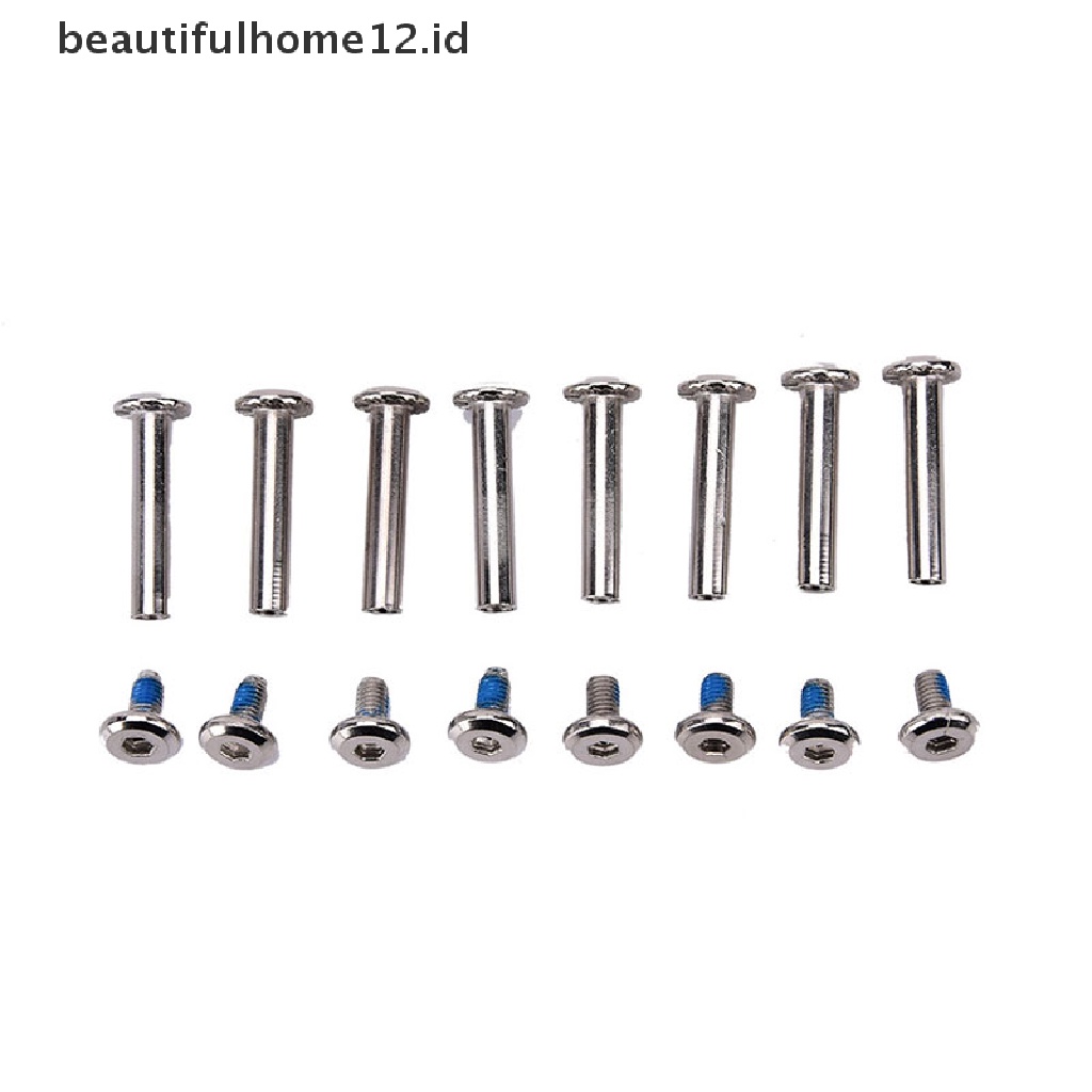 【beautifulhome12.id】 8x/set inline roller axles blades screws skate wheel bolts for skate shoes .