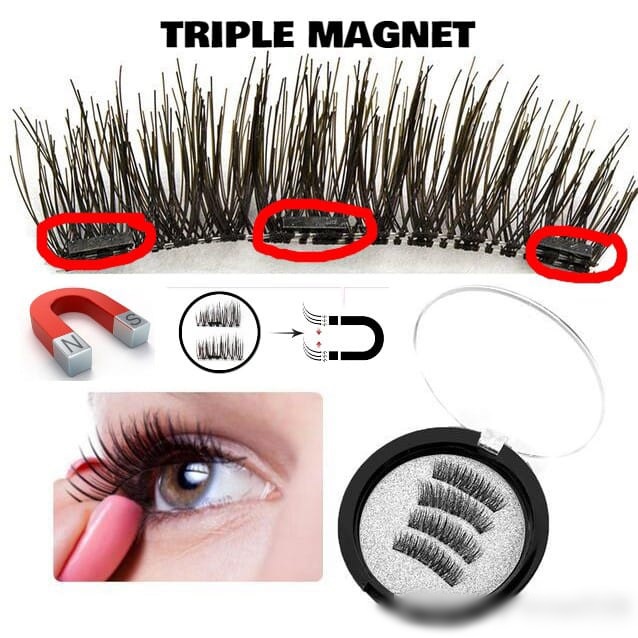 MAGNETIC Penjepit Bulu Mata Magnet False Eyelash Curler Magnetik Untuk Makeup/Kosmetik Wanita