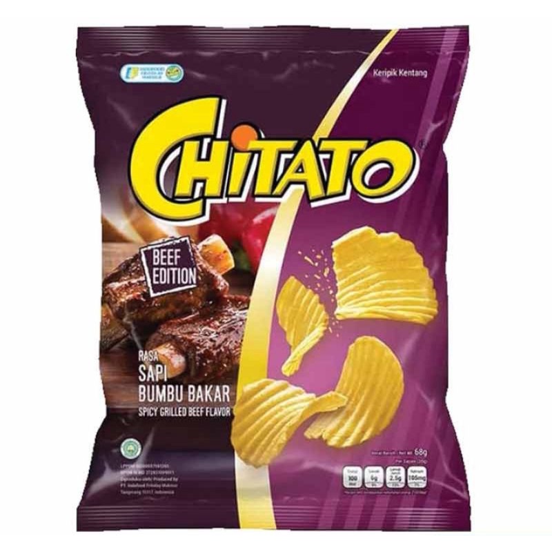 

Chitato snack rasa sapi bumbu bakar 68gr