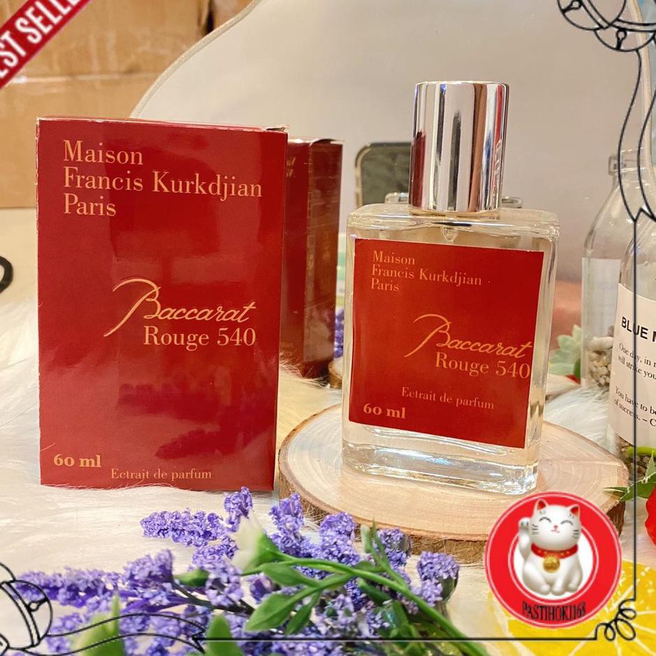 ✪COD✪ PARFUM BACCARAT 60ML / BACCARAT ROUGE 540 PREMIUM ORIGINAL