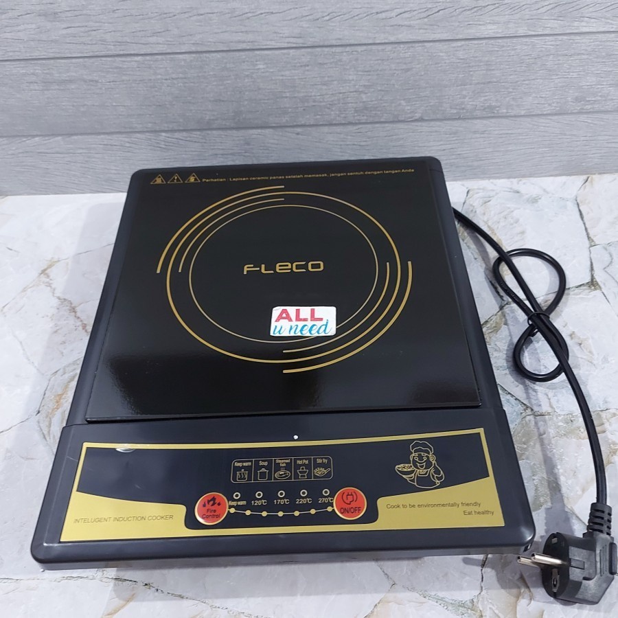 PROMO~Kompor Listrik Induksi Fleco KL-101 | Kompor Induksi Ceramic 5 Mode Suhu Fleco KL-101 | portable induction cooker 400 -1200W | Kompor Induksi Hemat Listrik | | FMS