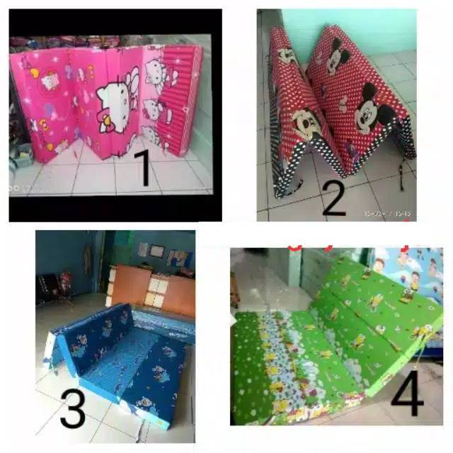 Kasur Lipat Busa/Kasur Single Uk-200x90x5 &amp; 200x90x10 Cm