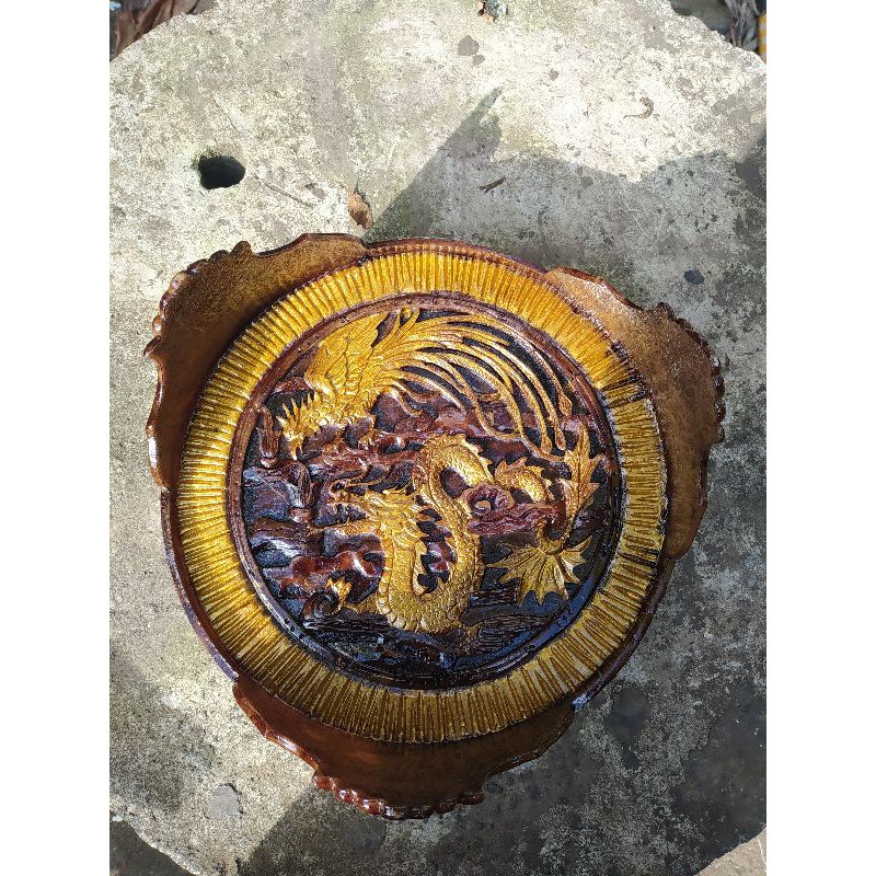 TEBOK LOVEBIRD MOTIF NAGA UKIR ARTISTIK