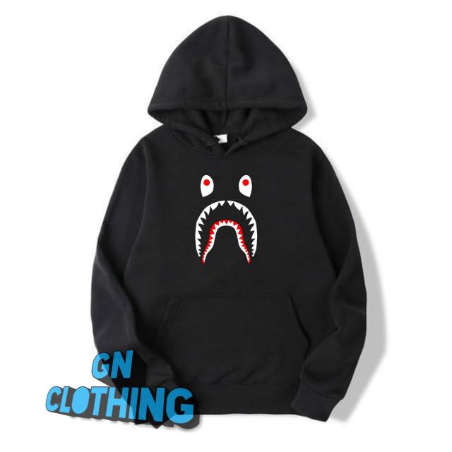 Sweater Hoodie Pria Wanita Bape Shark Shopee Indonesia