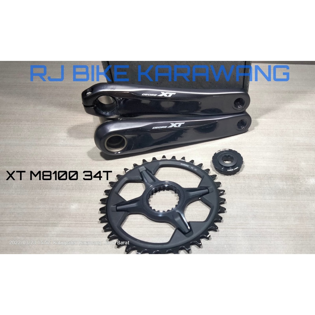 CRANK SET SHIMANO XT M8100 34T 12 SPEED 170MM