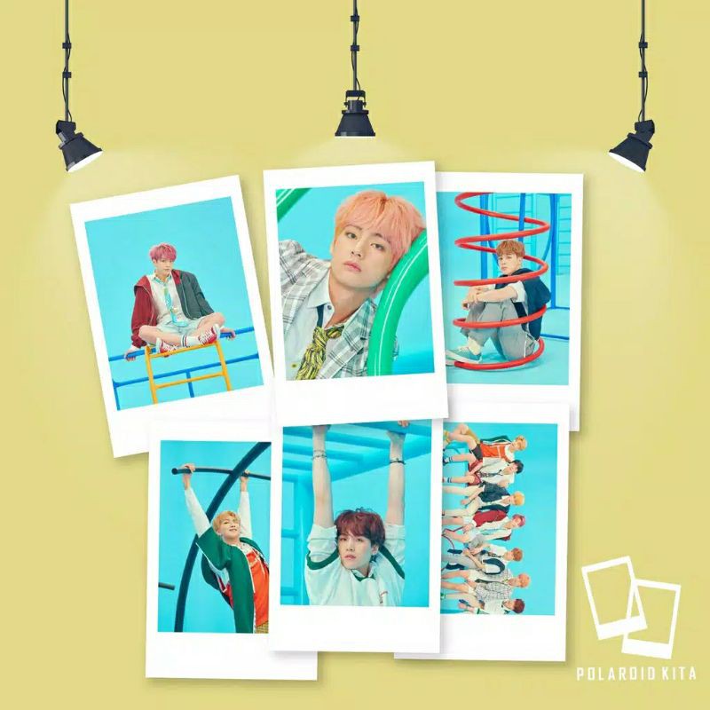 POLAROID 25PCS BACKGROUND PUTIH POLOS 2R
