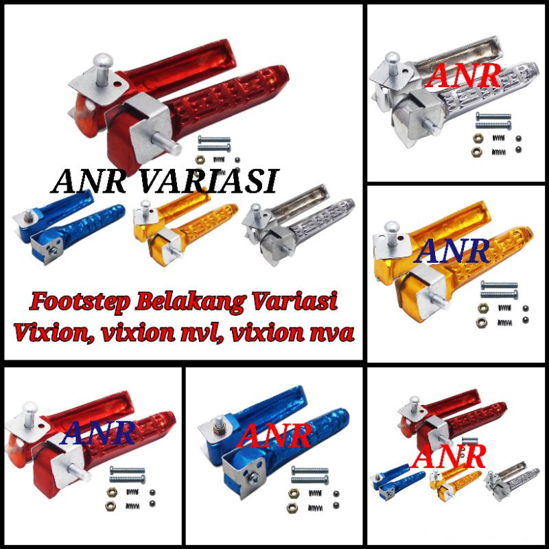 footstep belakang variasi vixion, vixiov nvl, vixion nva