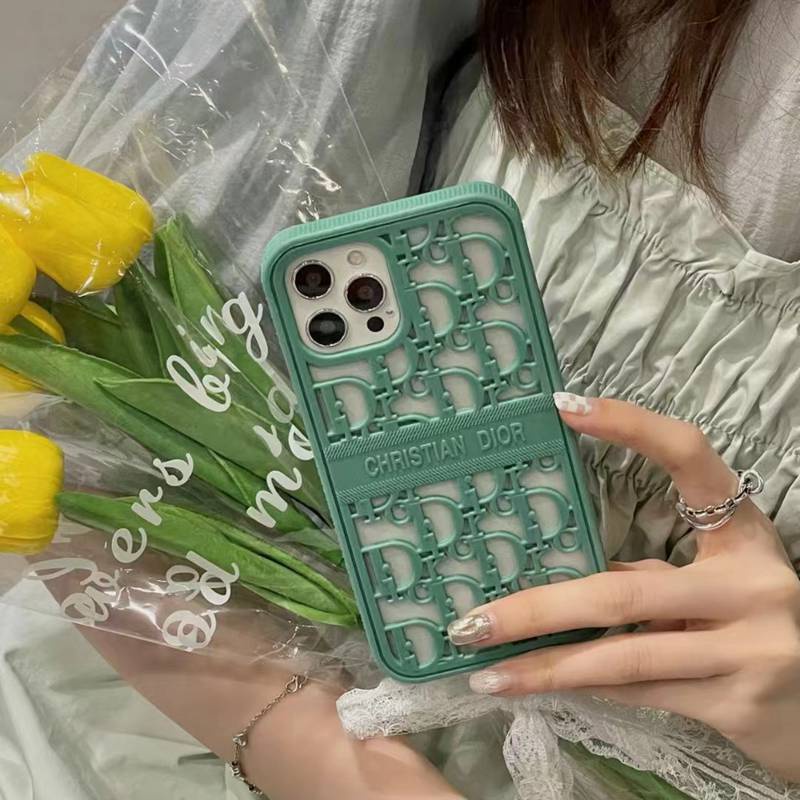 Casing Bumper Case Motif Chirstian Dior Untuk hp IPhone 11 12 13 14 Pro Max IPhone X Xr Xs Max Luxury Black Case