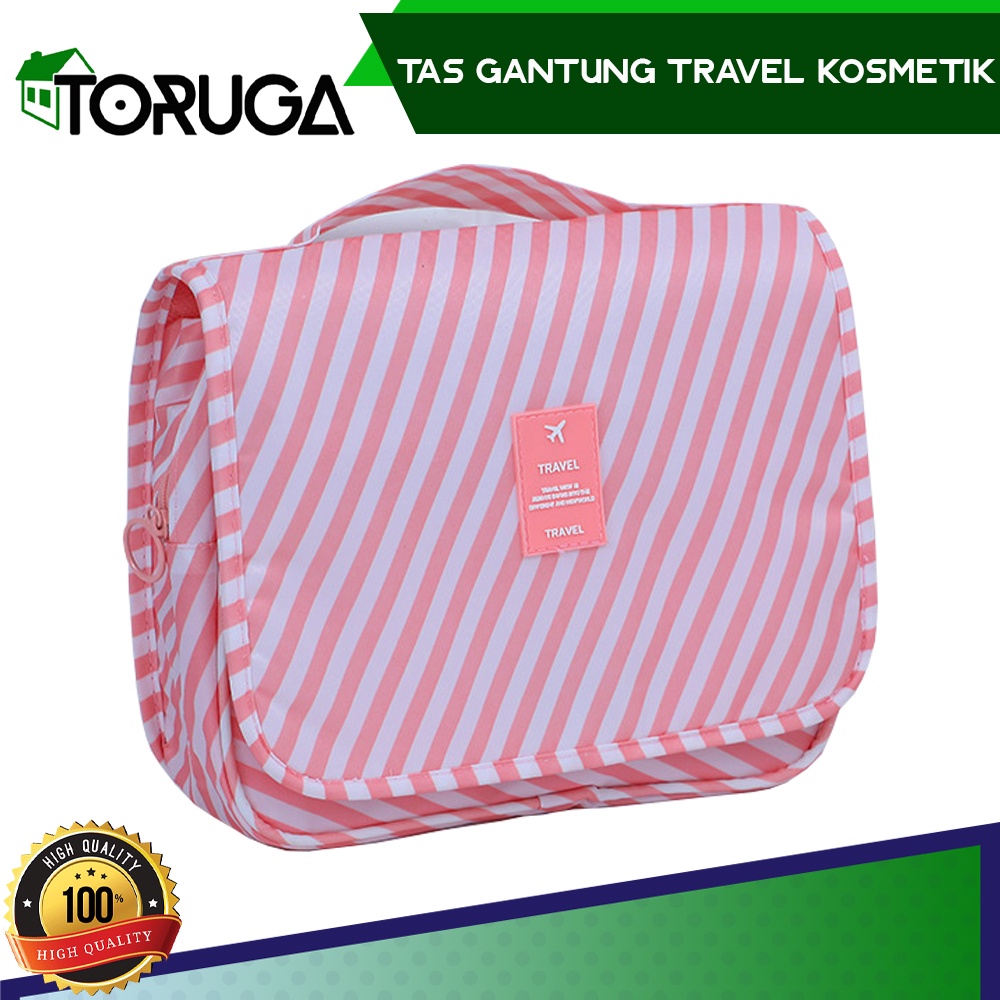 Tas Perlengkapan Mandi Kosmetik Makeup Gantung Travel Bag Toiletries