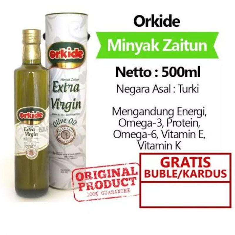 Zaytun Orkide 500ml | Minyak Zaytun Ekstra Virgin | Ekstra Virgin Olive Oil