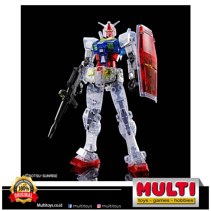 MAINAN ACTION FIGURE MAF414 GUNDAM HG 1/144 RX-78-2 GUNDAM[BEYOND GLOBAL] CLEAR COLOR 60710
