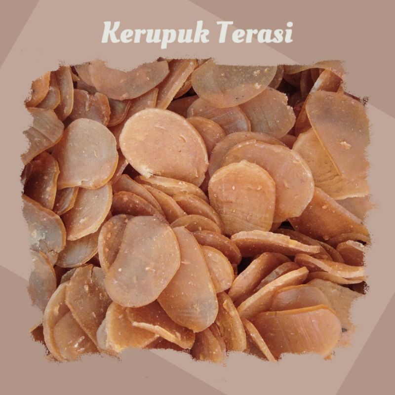 

Kerupuk Terasi | Kerupuk Kremis Coklat | Krupuk Mentah 250gr