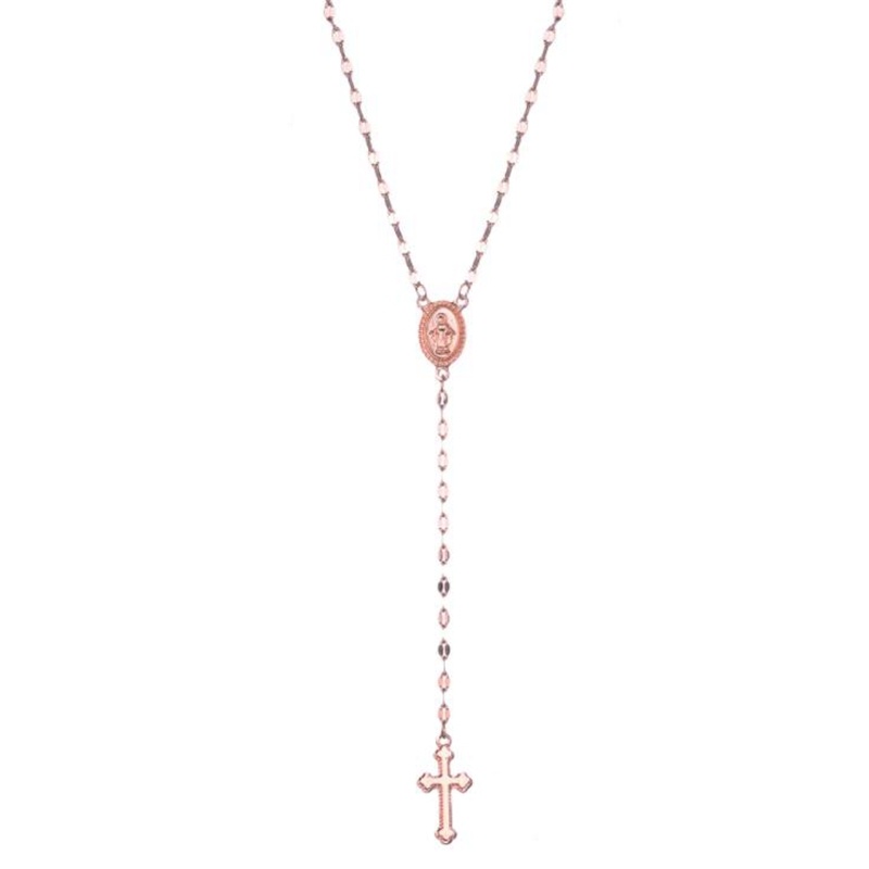 Kalung Liontin Koin Salib Madonna Agama Untuk Aksesoris Perhiasan Wanita