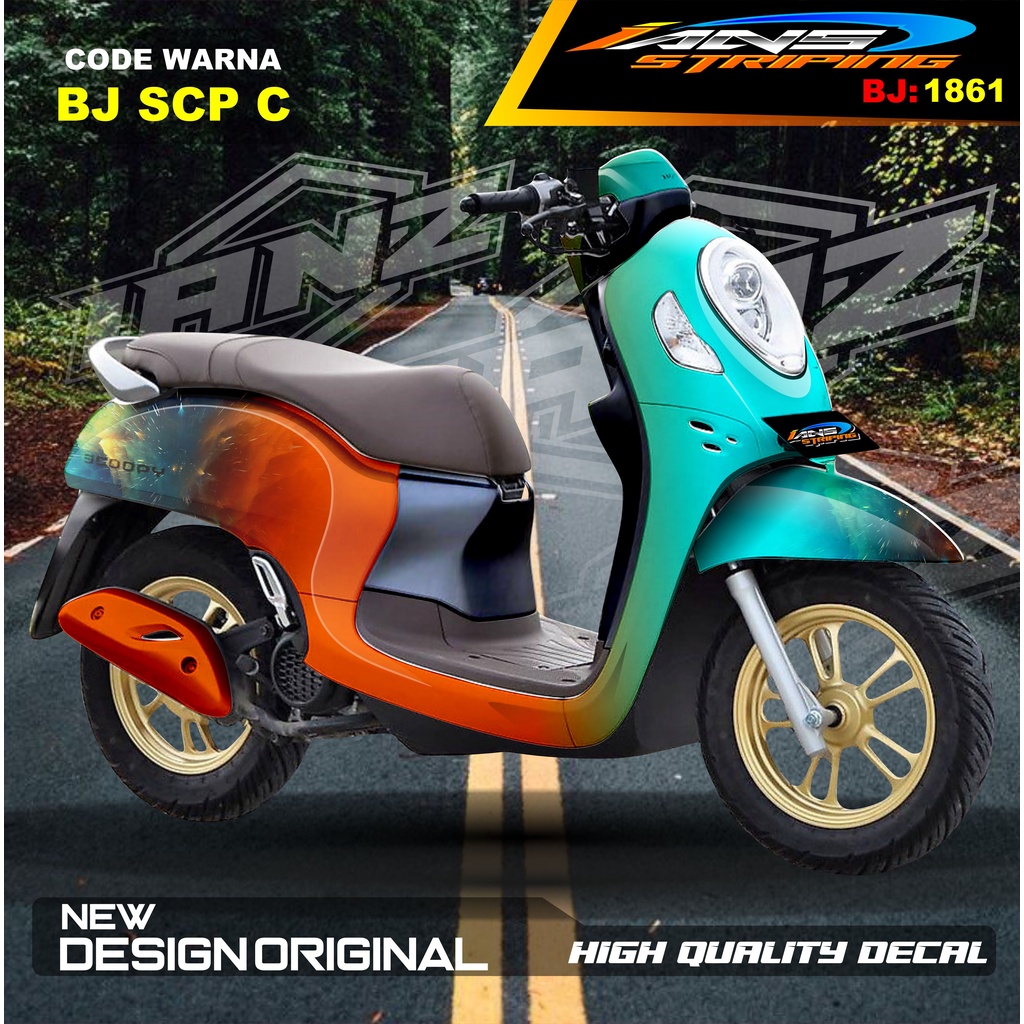 STICKER VARIASI FULL BODY SCOOPY / STICKER ALL NEW SCOOPY / STIKER FULL BODY SCOOPY TERMURAH / STIKER MOTOR SCOOPY / STIKER MOTOR