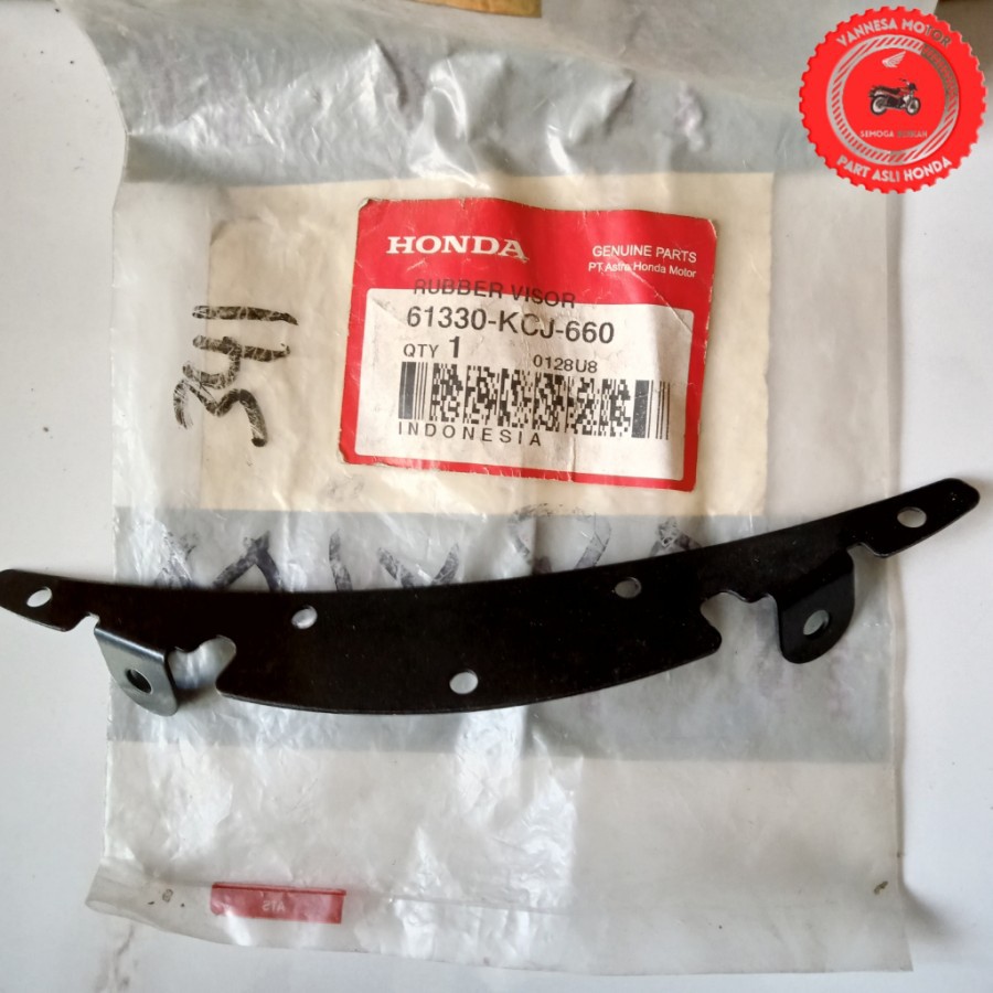 RUBBER KARET GANJAL VISOR TIGER REVO ORI AHM 61330-KCJ-660