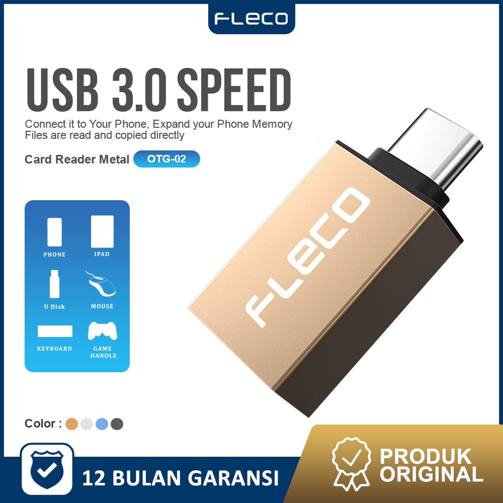 OTG Adapter USB Type C to USB 3.0 FLECO OTG-02