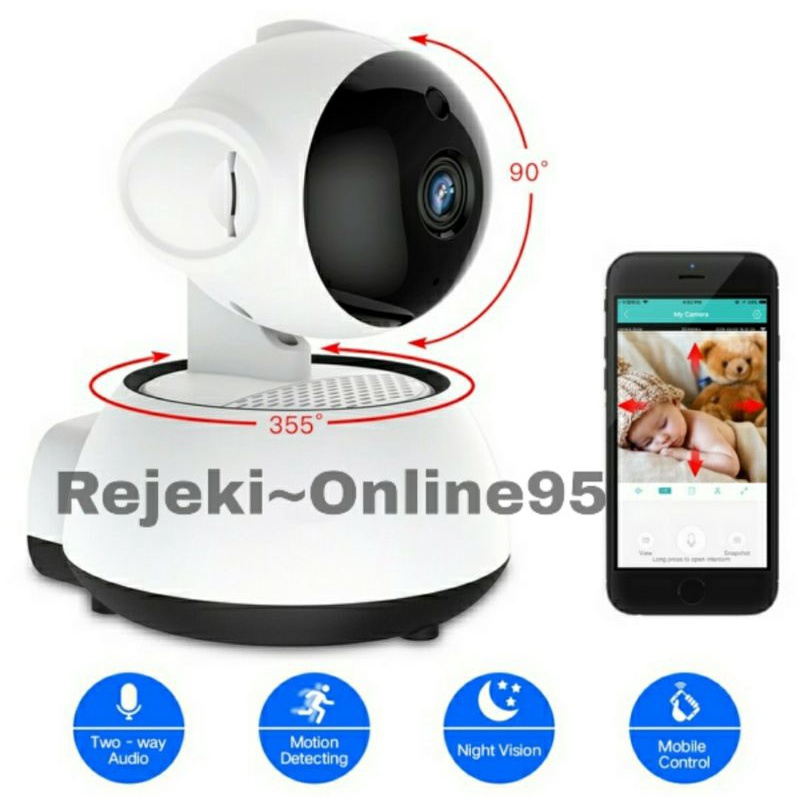 Smart Camera Ip Cam Wifi V380 Q6 HD1080P Wireless Mini IP CCTV Phone Audio