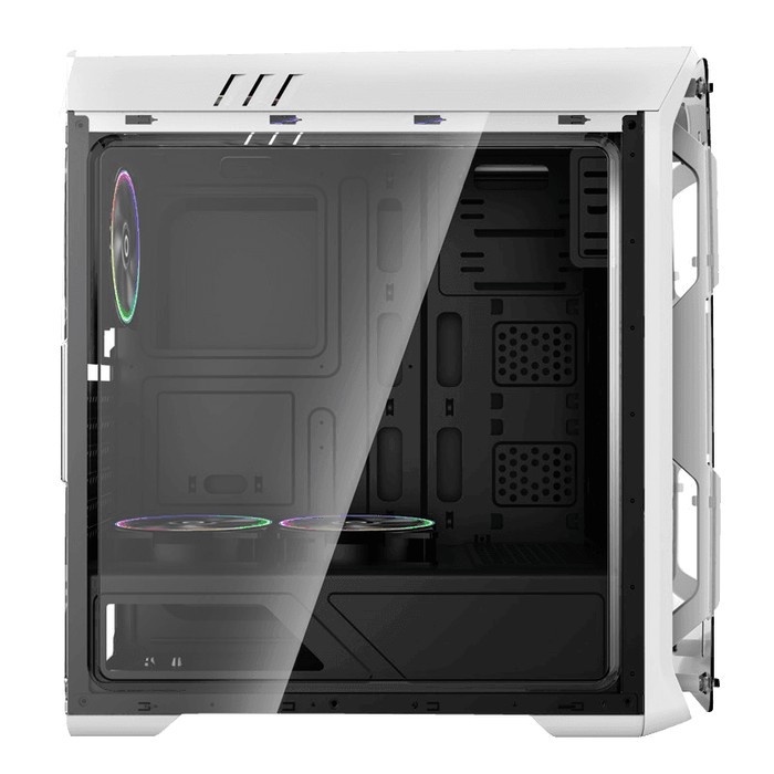 GAMEMAX Casing Optical G510 Gaming PC Case with Fan - Putih