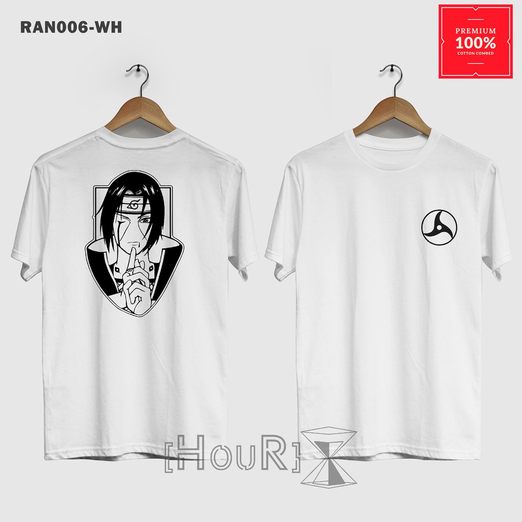 Baju kaos Itachi Uchiha All Size