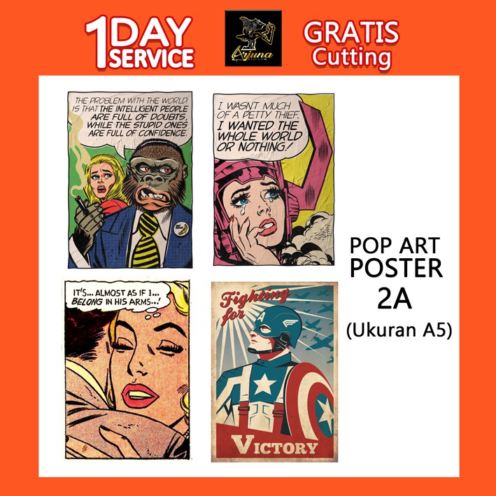 

Poster Aesthetic Pop Art Wall Collage Wall Poster Ukuran Perpaket Mix A4 , A5 , A6