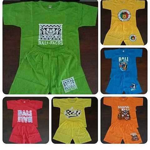 Setelan baju celana anak bali