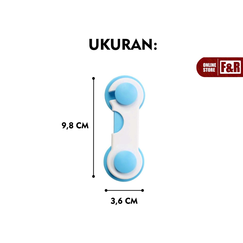 Pelindung Pengunci Pengaman Laci Lemari Furniture Pintu Kulkas Perabotan Rumah Tangga Bayi dan Anak