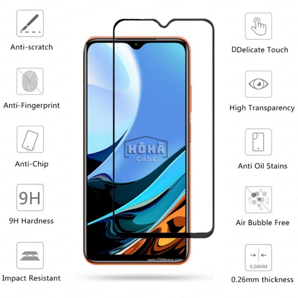 PROMO 3in1 XIAOMI Redmi 9T / 9T NFC Tempered Glass Free Anti Gores CAMERA &amp; GARSKIN Carbon