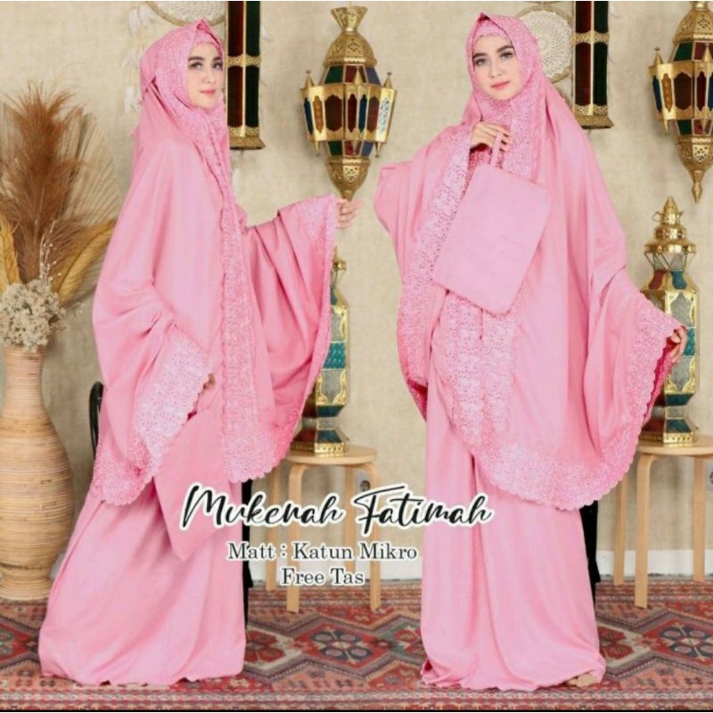 Terbaru Mukena Fatimah Mukena Potongan Polos Renda Mukena Fatimah Ekonomis