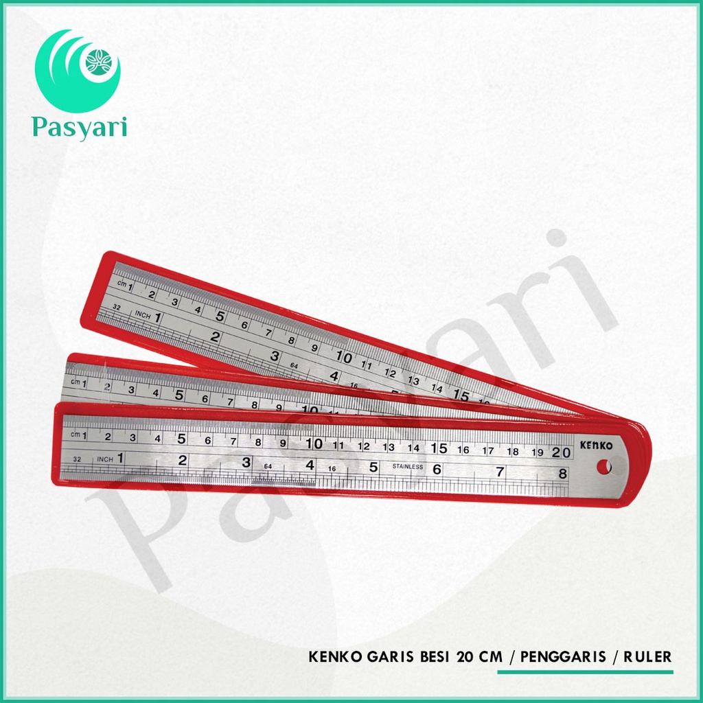 

Kenko Garis Besi 20 cm / Penggaris / Ruler