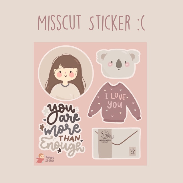 

Misscut Stickers Sheet :(