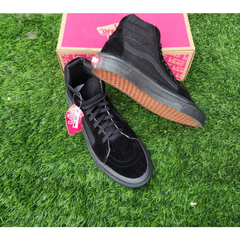 SEPATU VANSS SK8 FULL BLACK WAFLE DT BNIB MADE IN CHINA PREMIUM IMPORT SEPATU SEKOLAH SEPATU CASUAL SEPATU SNEAKERS