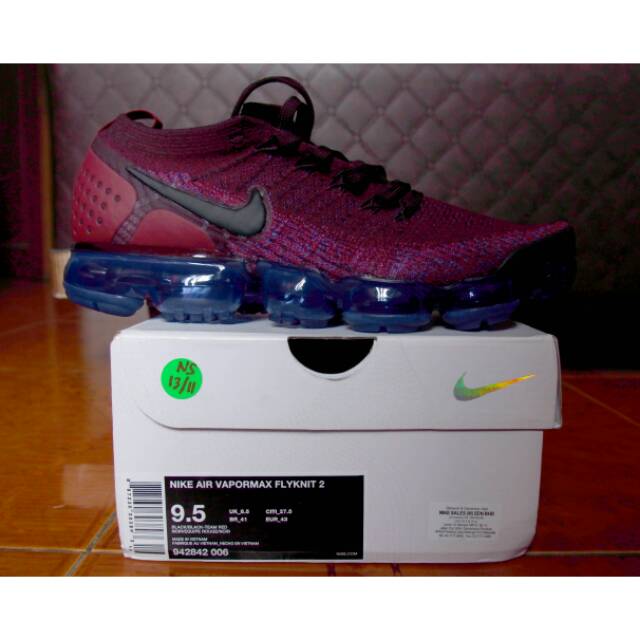NIKE VAPORMAX FLYKNIT 2.0 DARK PURPLE ORIGINAL