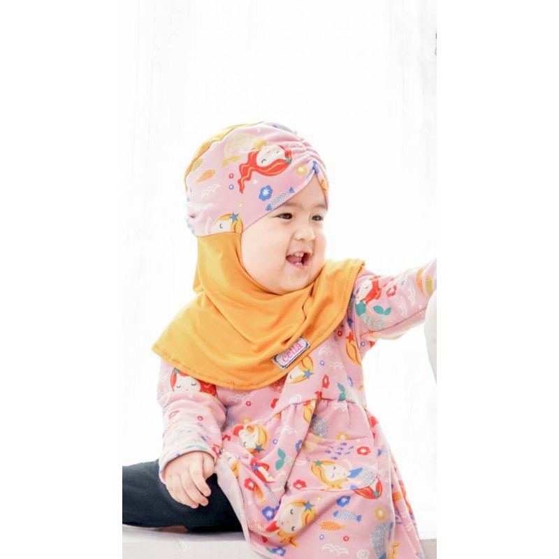 TUNIK SET ANAK MERMAID BY CETTA - BAJU BAYI ANAK PEREMPUAN